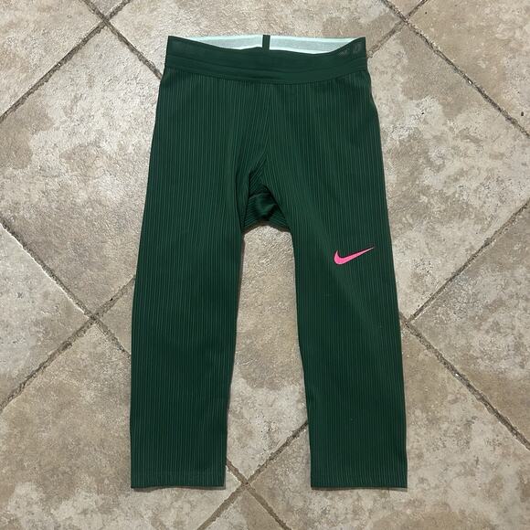 Nike Pro Elite Track & Field 3/4 Tights Pants USA DX9076-000 Women's Size XS